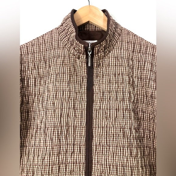 LANVIN Paris Sport Lightweight Plaid Jacket EU 38 - Picture 4 of 12